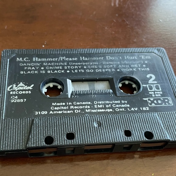 🔨 Vintage M. C. Hammer Please Don’t Hurt ‘Em 1990 Capitol Records Cassette Tape - Picture 4 of 7